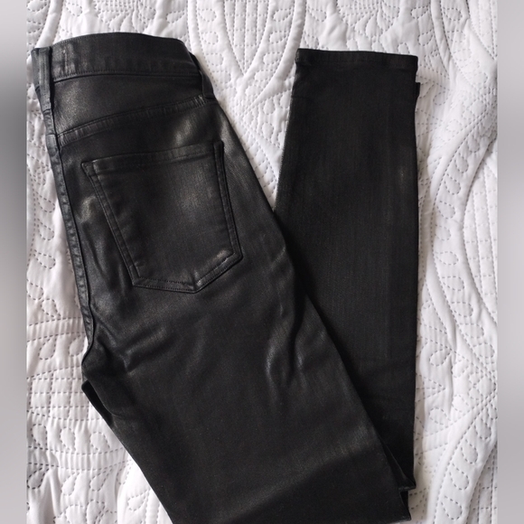 Agolde Black High Waisted Pants 24 - Picture 6 of 6